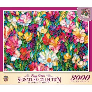 MasterPieces Jigsaw Puzzle 3000 Pieces for Adults – Lakeside Memories – 32″x45″ – Eco-Friendly, Matte Finish, Bonus Easel(Flowers in Bloom)
