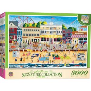 MasterPieces Jigsaw Puzzle 3000 Pieces for Adults – Lakeside Memories – 32″x45″ – Eco-Friendly, Matte Finish, Bonus Easel(On the Boardwalk)