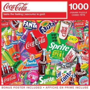 Masterpieces 1000 Piece Jigsaw Puzzle For Adults and Families – Coca-Cola Drive Through – 19.25″x26.75″(Taste the Feeling)