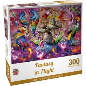 Masterpieces 2000 Piece Jigsaw Puzzle for Adults, Family, Or Kids – Fantasy in Flight – 39″x27″(300 Piece)