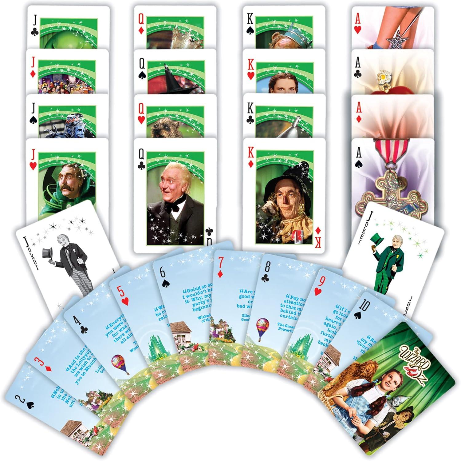 imageMasterPieces Officially Licensed Hershey Playing Cards 54 Card Deck for AdultsWizard of Oz