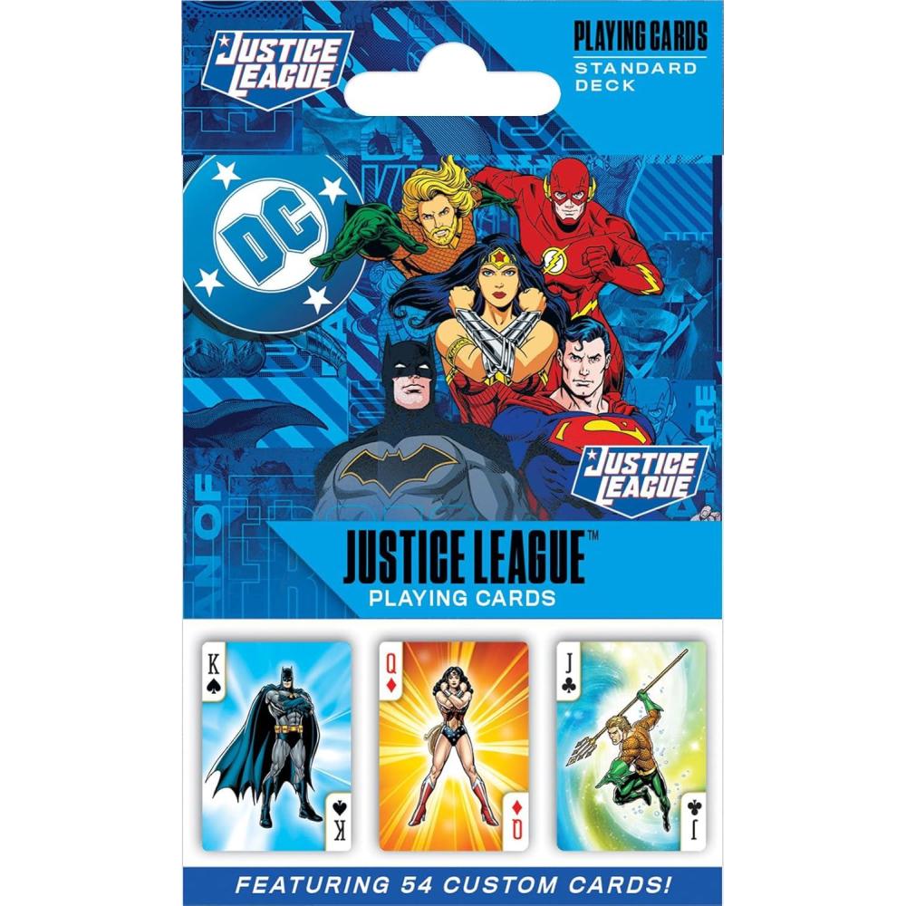 imageMasterPieces Officially Licensed Hershey Playing Cards 54 Card Deck for AdultsJustice League