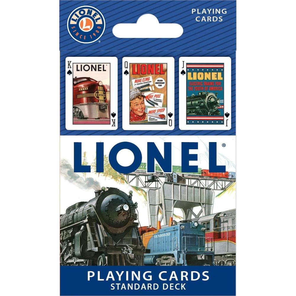 imageMasterPieces Officially Licensed Hershey Playing Cards 54 Card Deck for AdultsLionel Trains