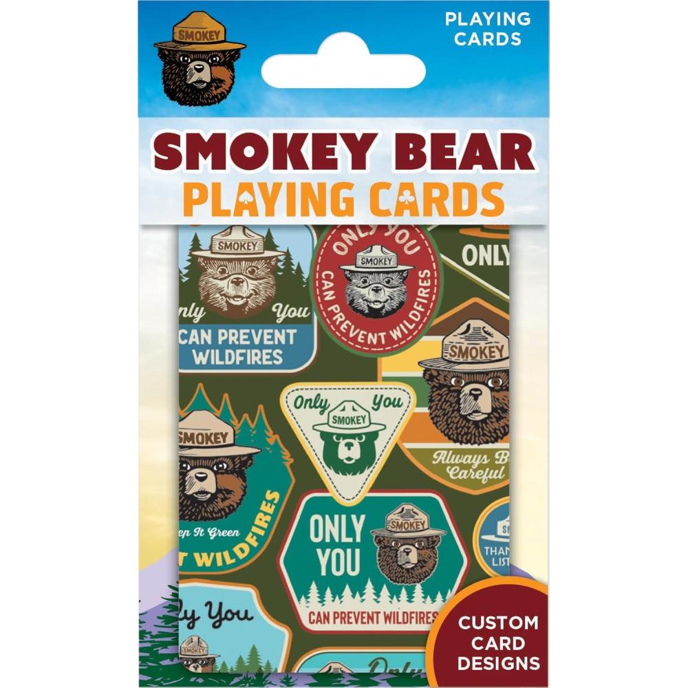imageMasterPieces Officially Licensed Hershey Playing Cards 54 Card Deck for AdultsSmokey Bear
