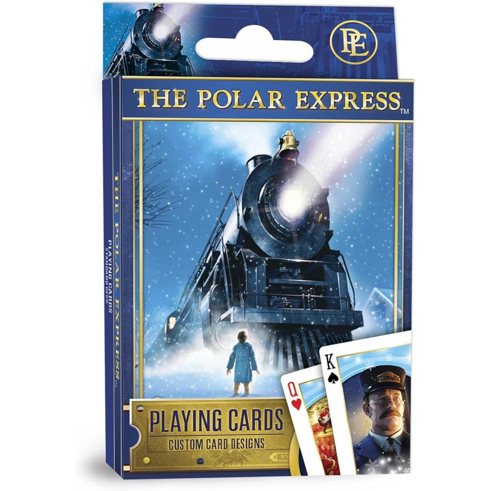 imageMasterPieces Officially Licensed Hershey Playing Cards 54 Card Deck for AdultsThe Polar Express