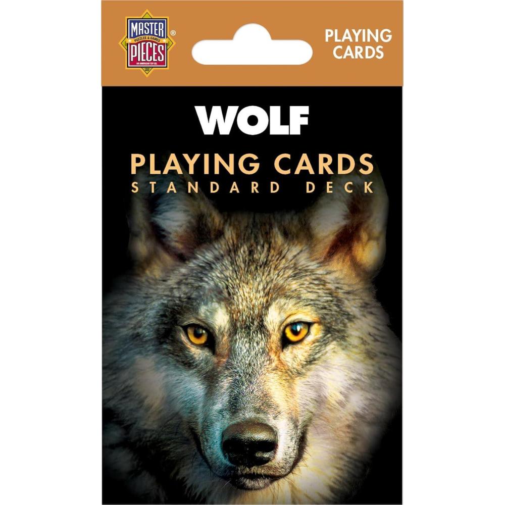 imageMasterPieces Officially Licensed Hershey Playing Cards 54 Card Deck for AdultsWolf