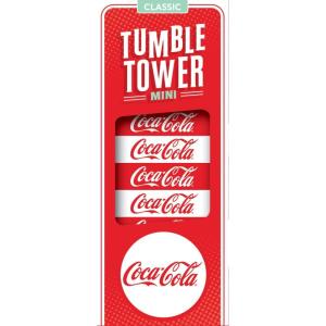 MasterPieces Games – Coca-Cola Travel Sized Tumble Tower – Officially Licensed(Coca Cola)