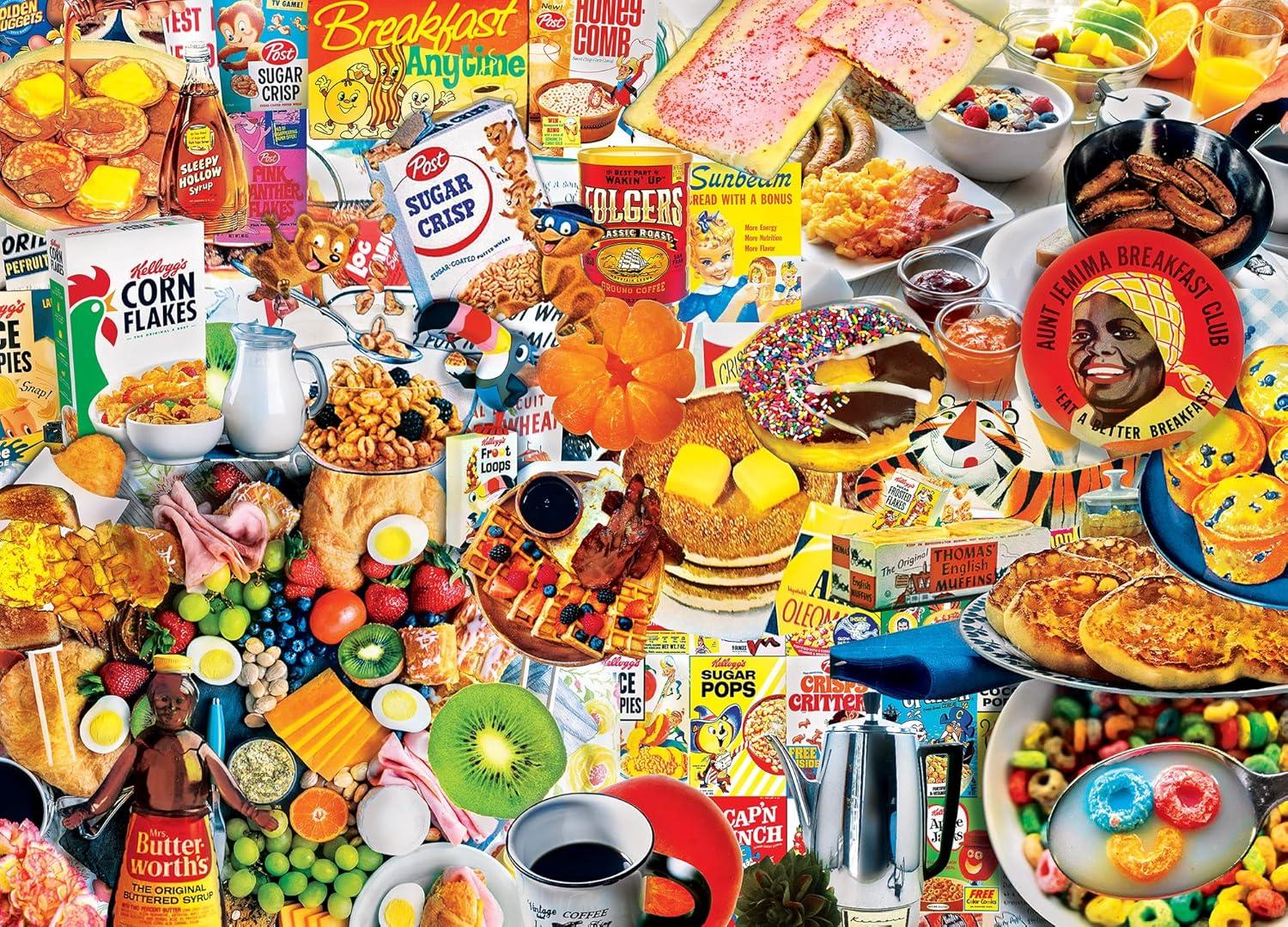 imageMasterPieces 1000 Piece Jigsaw Puzzle Breakfast of Champions Fun for Adults Family Kids NonGlare Finish 1925 x 26751000 Piece