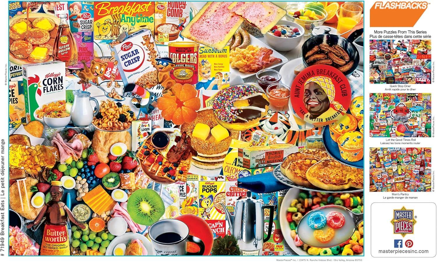 imageMasterPieces 1000 Piece Jigsaw Puzzle Breakfast of Champions Fun for Adults Family Kids NonGlare Finish 1925 x 26751000 Piece