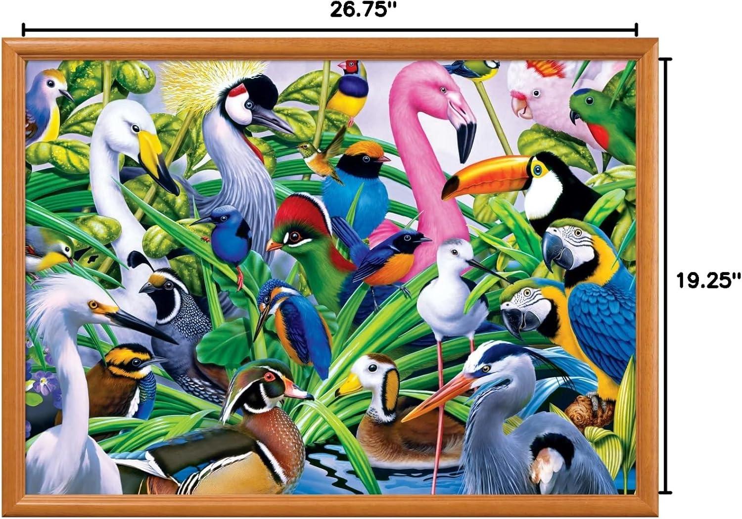 imageMasterPieces 1000 Piece Jigsaw Puzzle for Adults Family Or Youth Morning Garden 1925x2675Colorful Companions