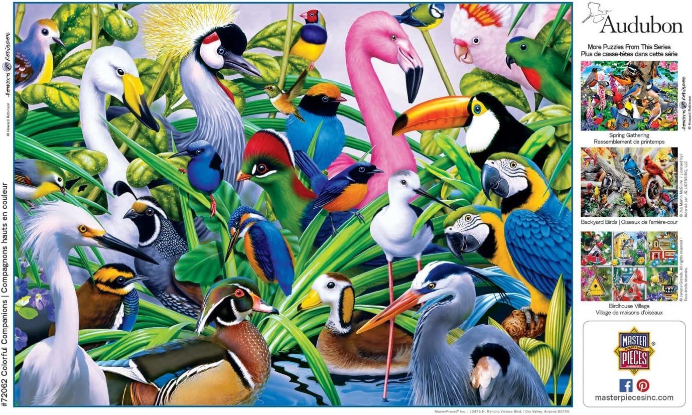 imageMasterPieces 1000 Piece Jigsaw Puzzle for Adults Family Or Youth Morning Garden 1925x2675Colorful Companions