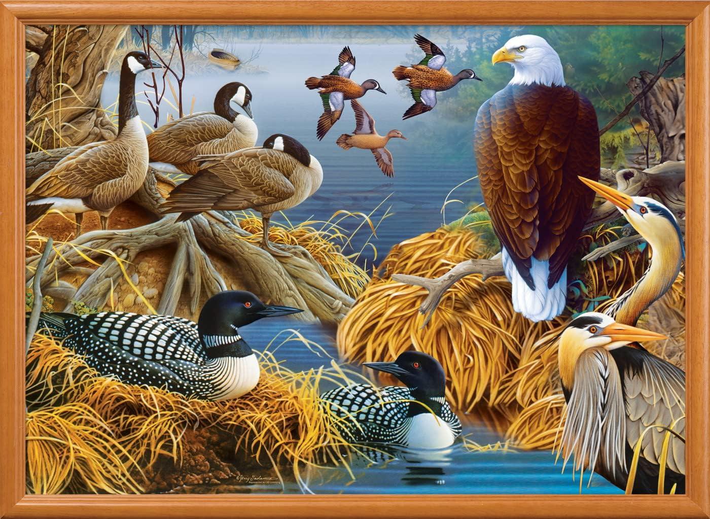 imageMasterPieces 1000 Piece Jigsaw Puzzle for Adults Family Or Youth Morning Garden 1925x2675Lake Life