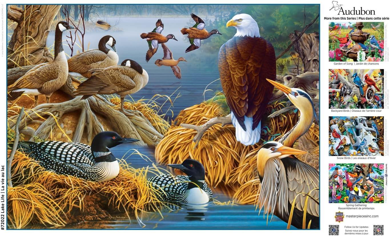imageMasterPieces 1000 Piece Jigsaw Puzzle for Adults Family Or Youth Morning Garden 1925x2675Lake Life