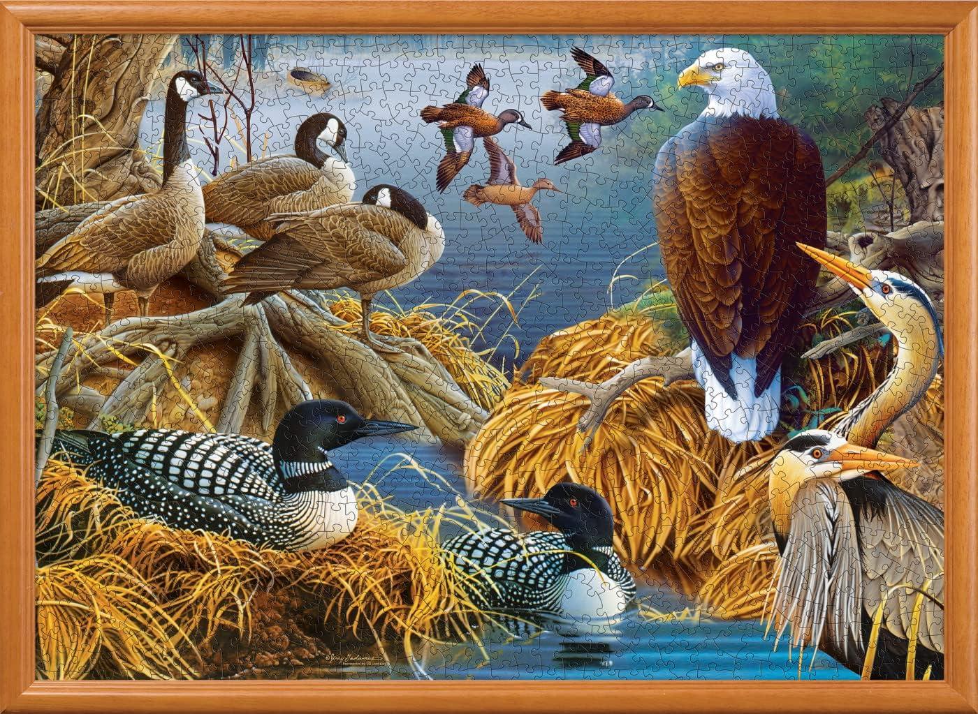 imageMasterPieces 1000 Piece Jigsaw Puzzle for Adults Family Or Youth Morning Garden 1925x2675Lake Life