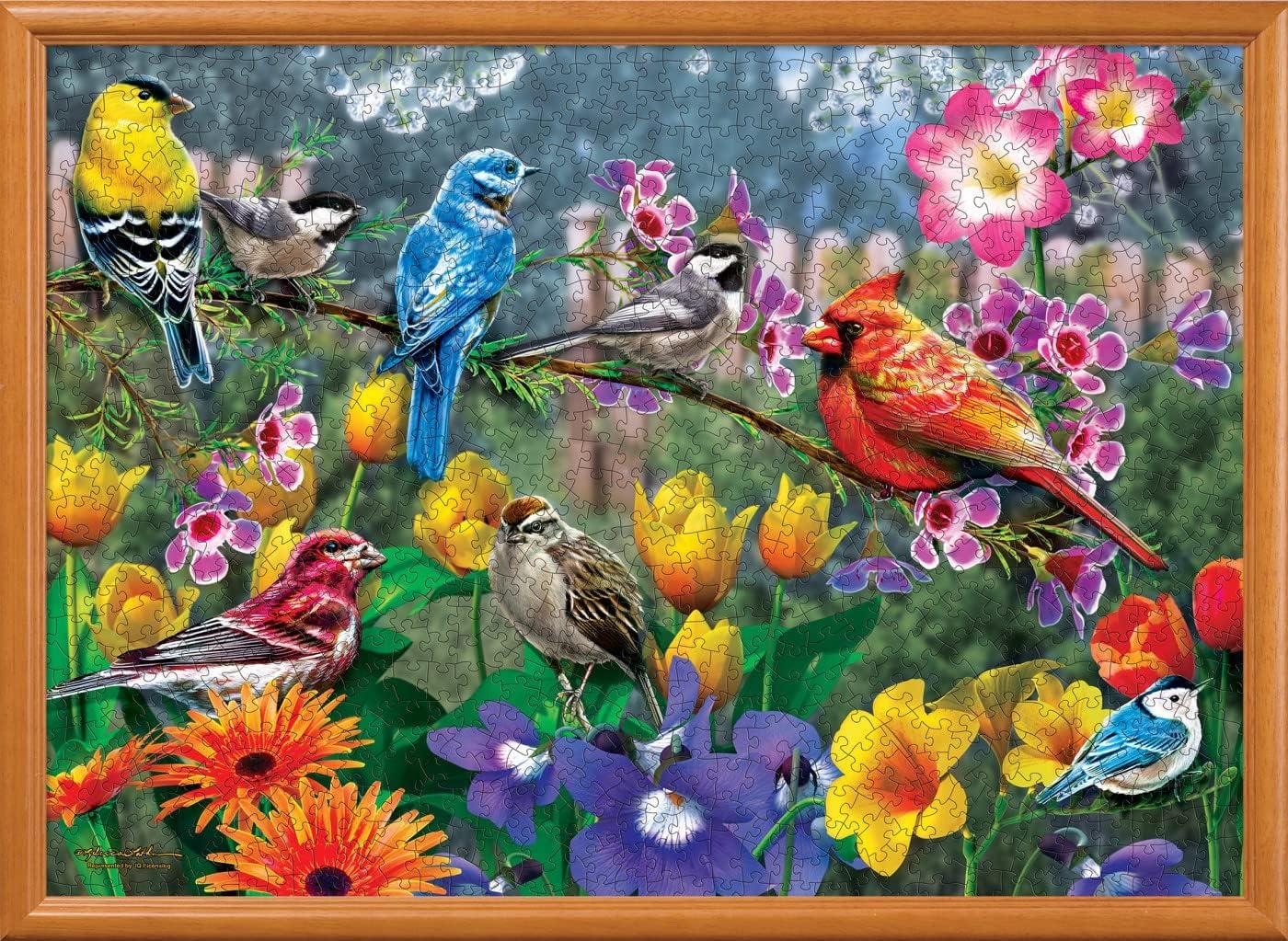 imageMasterPieces 1000 Piece Jigsaw Puzzle for Adults Family Or Youth Morning Garden 1925x2675Morning Garden