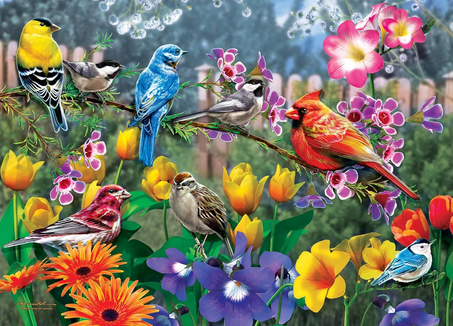 imageMasterPieces 1000 Piece Jigsaw Puzzle for Adults Family Or Youth Morning Garden 1925x2675Morning Garden