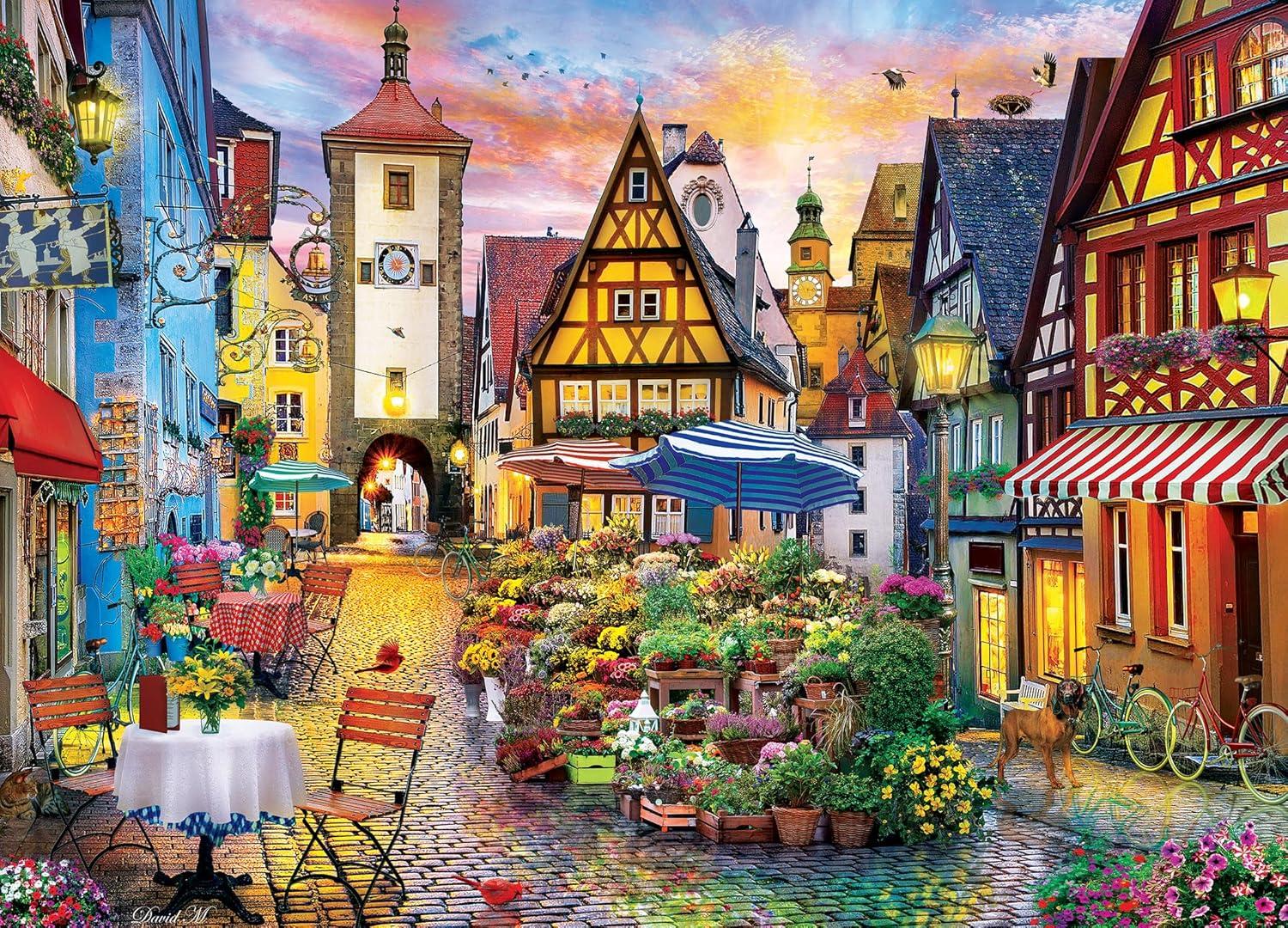 imageMasterPieces 1000 Piece Jigsaw Puzzle for Adults Family Or Youth Show Time 1925x2675Bavarian Flower Market