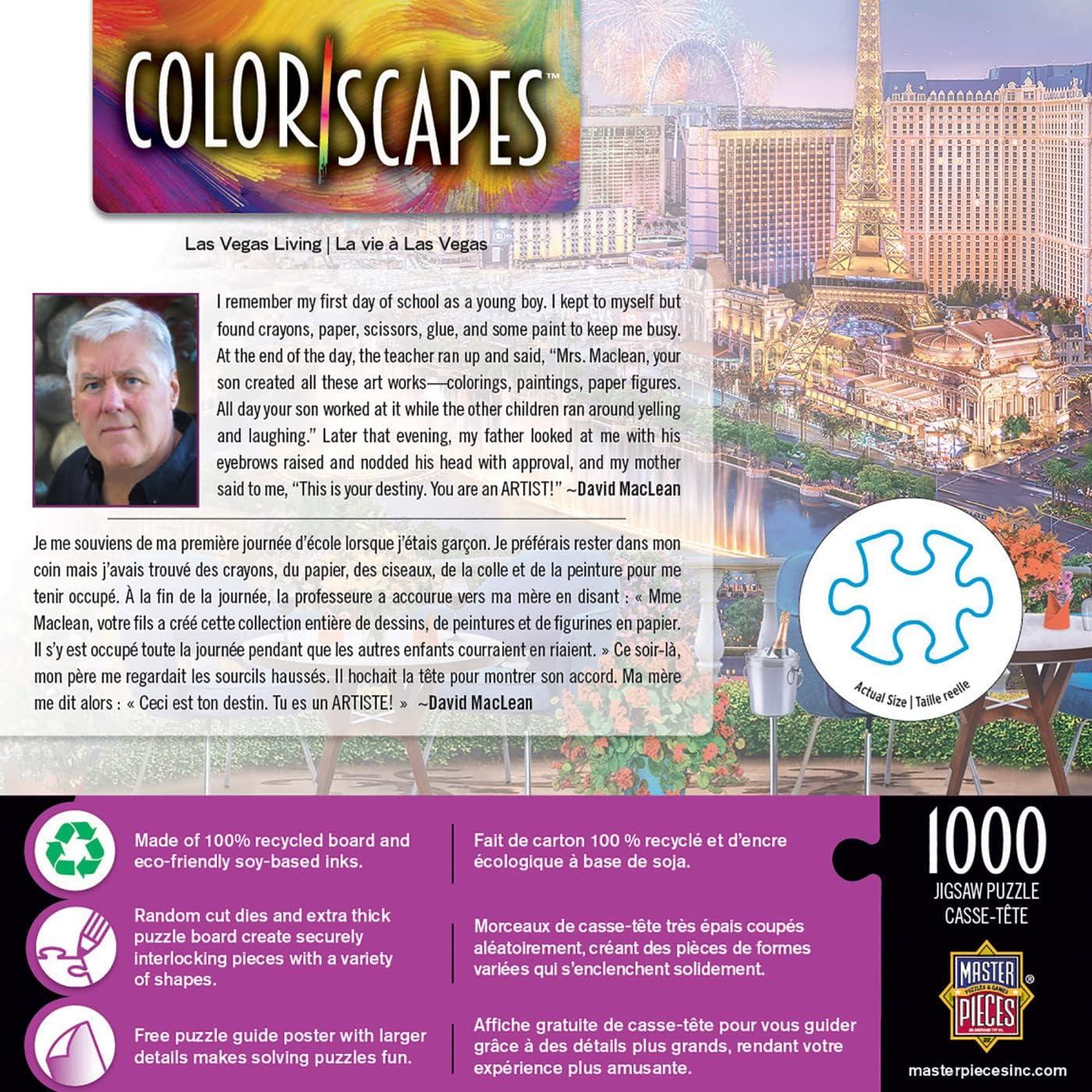 imageMasterPieces 1000 Piece Jigsaw Puzzle for Adults Family Or Youth Show Time 1925x2675Las Vegas Living