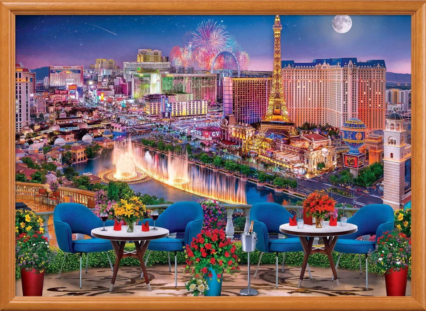 imageMasterPieces 1000 Piece Jigsaw Puzzle for Adults Family Or Youth Show Time 1925x2675Las Vegas Living