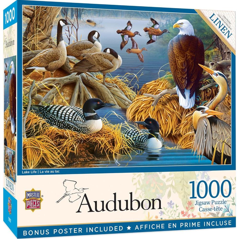 imageMasterPieces 1000 Piece Jigsaw Puzzle for Adults Family Or Youth Morning Garden 1925x2675Lake Life