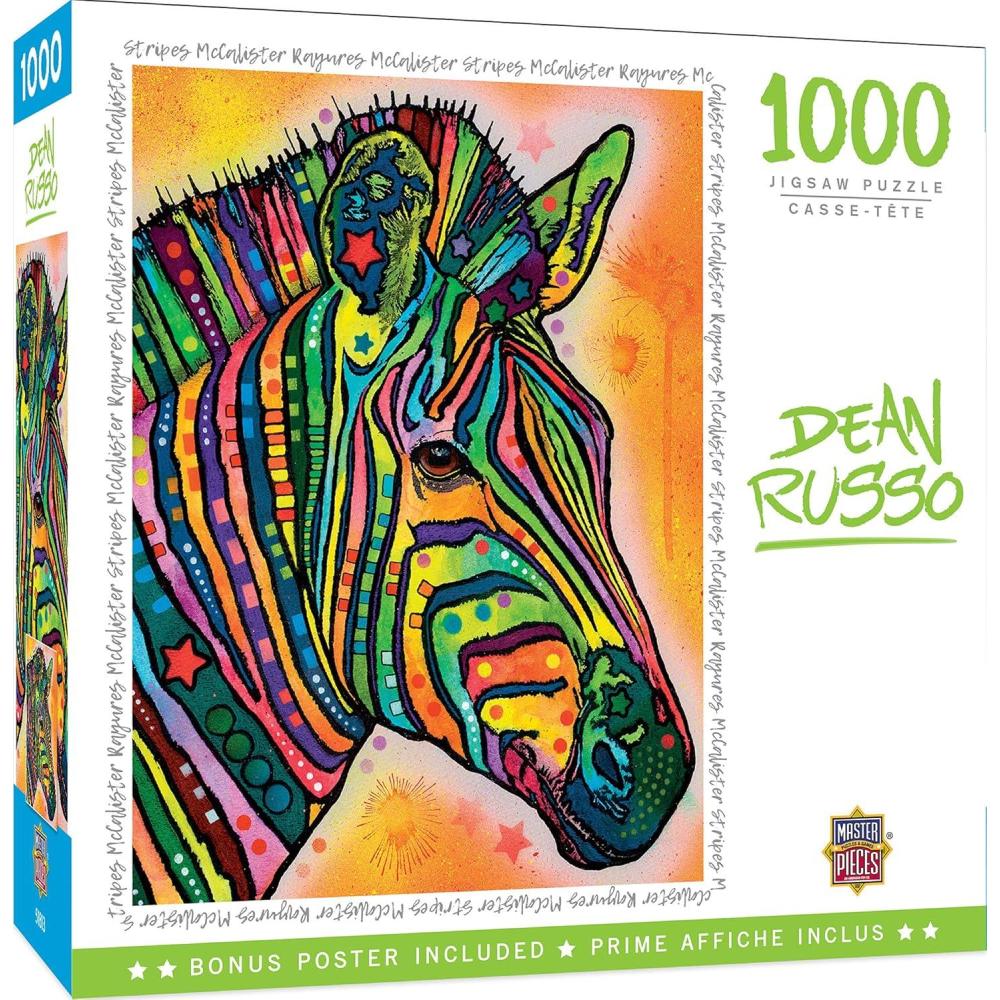 imageMasterPieces 1000 Piece Jigsaw Puzzle for Adults Family Or Youth  Stripes Mccalister  1925x2675Stripes McCalister
