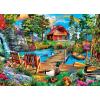 MasterPieces 1000 Piece Jigsaw Puzzle for Adults, Family, Or Youth – Hillside Cottage – 19.25″x26.75″(Island Retreat)