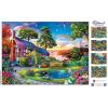 MasterPieces 1000 Piece Jigsaw Puzzle for Adults, Family, Or Youth – Hillside Cottage – 19.25″x26.75″(Over the Rainbow)