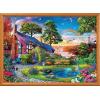 MasterPieces 1000 Piece Jigsaw Puzzle for Adults, Family, Or Youth – Hillside Cottage – 19.25″x26.75″(Over the Rainbow)