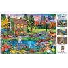 MasterPieces 1000 Piece Jigsaw Puzzle for Adults, Family, Or Youth – Hillside Cottage – 19.25″x26.75″(Stoney Brook Cottage)