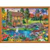 MasterPieces 1000 Piece Jigsaw Puzzle for Adults, Family, Or Youth – Hillside Cottage – 19.25″x26.75″(Stoney Brook Cottage)