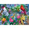 MasterPieces 1000 Piece Jigsaw Puzzle for Adults, Family, Or Youth – Morning Garden – 19.25″x26.75″(Songbird Collage)