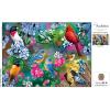 MasterPieces 1000 Piece Jigsaw Puzzle for Adults, Family, Or Youth – Morning Garden – 19.25″x26.75″(Songbird Collage)