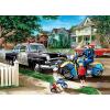 MasterPieces 1000 Piece Jigsaw Puzzle for Adults & Family – A Little Too Loud – Big Pieces – 19.25″x26.75″ – Eco-Friendly, Matte Finish, Ages 14+(Neighborhood Patrol – Vintage Police Vehicles)