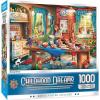 MasterPieces – 1000 Piece Jigsaw Puzzle, Baking Bread, Fun for Adults, Family, Kids, Matte Finish, 19.25″ x 26.75(Baking Bread)