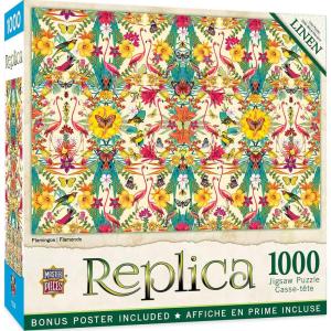 MasterPieces 1000 Piece Jigsaw Puzzle for Adults, Family, Or Youth – Flamingos – 19.25″x26.75″(Flamingos)