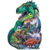 MasterPieces 100 Piece Shaped Jigsaw Puzzle for Kids – Dinosaur Days – 14″x19″