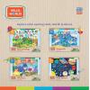 Masterpieces Hello, World! – 4-Pack 48Pc Puzzles – Jigsaw Puzzle with Vibrant Artwork and Durable Pieces – Fun Family Activity, Brain Challenge, and Educational Entertainment for Kids, Teens