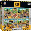 MasterPieces – Jigsaw Puzzle Set for Kids 6+ Years, 4-Pack of 100 Pieces, Educational and Fun Game, Caterpillar Collection, Gift Idea for Children, 8″ x 10