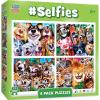 MasterPieces – Jigsaw Puzzle Set for Kids 6+ Years, 4-Pack of 100 Pieces, Educational and Fun Game, Silly Animals Collection, Gift Idea for Children, 8″ x 10″