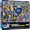 NASA – The Solar System 1000pc Puzzle – Jigsaw Puzzle with Vibrant Artwork and Durable Pieces – Fun Family Activity, Brain Challenge, and Educational Entertainment for Kids, Teens, and Adults(The Space Missions)