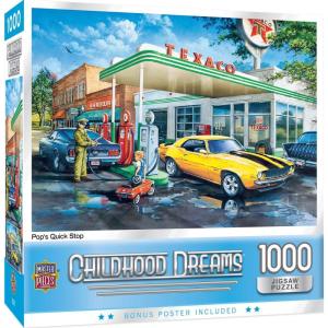 MasterPieces – 1000 Piece Jigsaw Puzzle, Pop’s Quick Stop, Fun for Adults, Family, Kids, Matte Finish, 19.25″ x 26.75″(19.25″x26.75″)