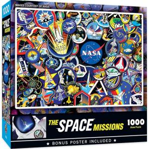 NASA – The Solar System 1000pc Puzzle – Jigsaw Puzzle with Vibrant Artwork and Durable Pieces – Fun Family Activity, Brain Challenge, and Educational Entertainment for Kids, Teens, and Adults(The Space Missions)