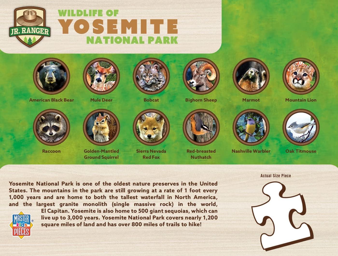 imageMasterPieces 100 Piece Jigsaw Puzzle for Kid 6 Years Wildlife of Rocky Mountains National Park Educational and Fun Game Gift Idea for Children 19 x 14Yosemite National Park