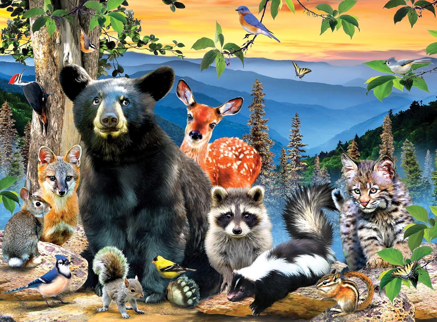 imageMasterPieces 100 Piece Jigsaw Puzzle for Kid 6 Years Wildlife of Rocky Mountains National Park Educational and Fun Game Gift Idea for Children 19 x 14Great Smoky Mountains National Park