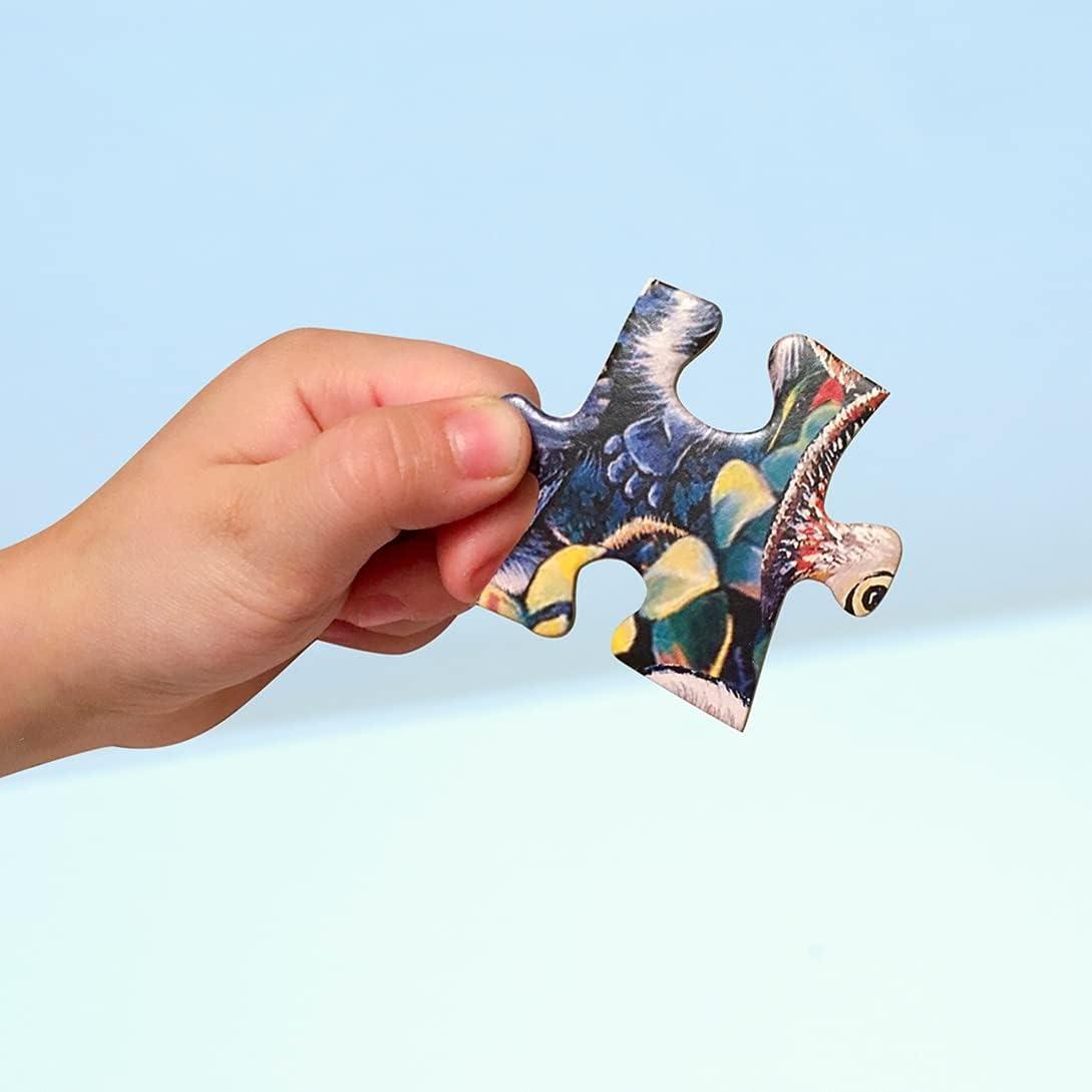 imageMasterPieces Reptile Friends 100 Piece Jigsaw Puzzle for Kids Ages 48 Mentally Stimulating Durable Design 14x19Undersea Friends