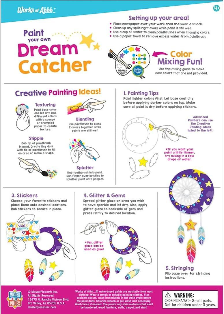 imageWorks of Ahhh Craft Set Dream Catcher Classic Wood Paint Kit