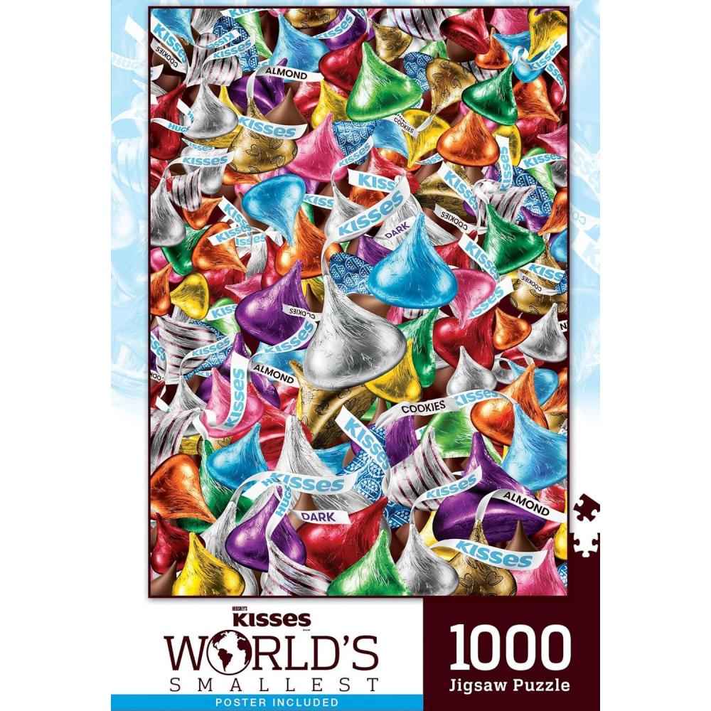imageMasterPieces Reptile Friends 100 Piece Jigsaw Puzzle for Kids Ages 48 Mentally Stimulating Durable Design 14x19Hershey Kisses