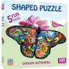 MasterPieces 100 Piece Shaped Jigsaw Puzzle for Kids – Garden Gathering – 14″x19″(Garden Gathering)