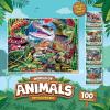 MasterPieces Reptile Friends 100 Piece Jigsaw Puzzle for Kids Ages 4-8 – Mentally Stimulating, Durable Design, 14″x19″(Reptile Friends)