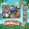 MasterPieces Reptile Friends 100 Piece Jigsaw Puzzle for Kids Ages 4-8 – Mentally Stimulating, Durable Design, 14″x19″(Safari Friends)